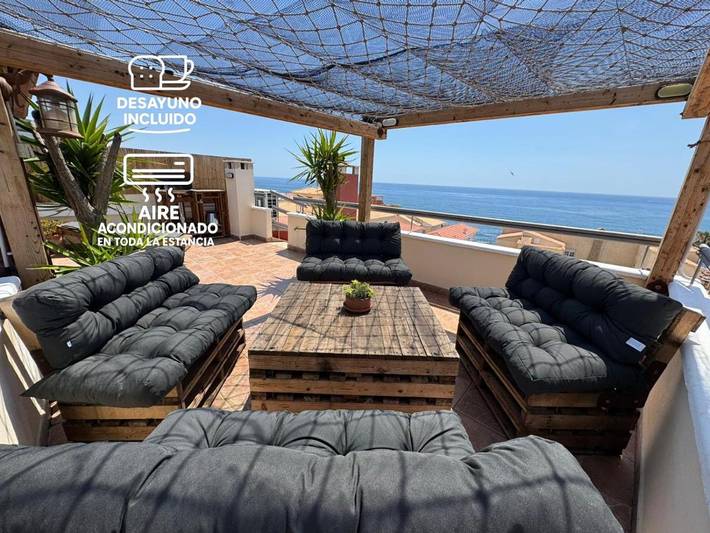 Apartamento para 8 personas, con Balcón además de Terraza y Vistas en Villaricos