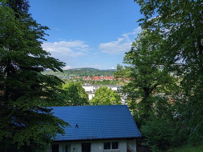 Ferienwohnung für 2 Personen, mit Terrasse und Ausblick