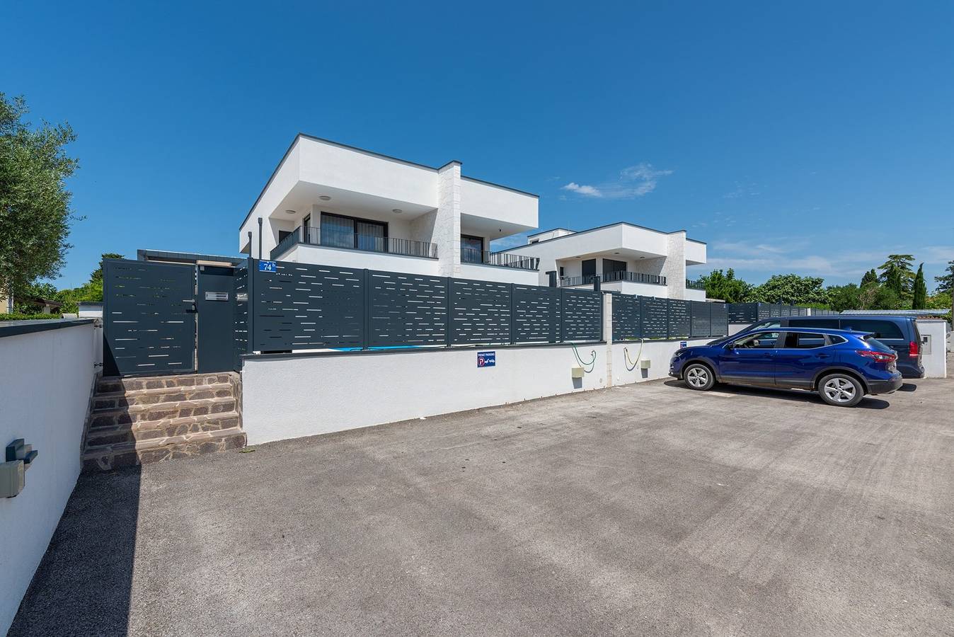 Villa Zambratija mit Pool und Meerblick in Umag, Umag und Umgebung