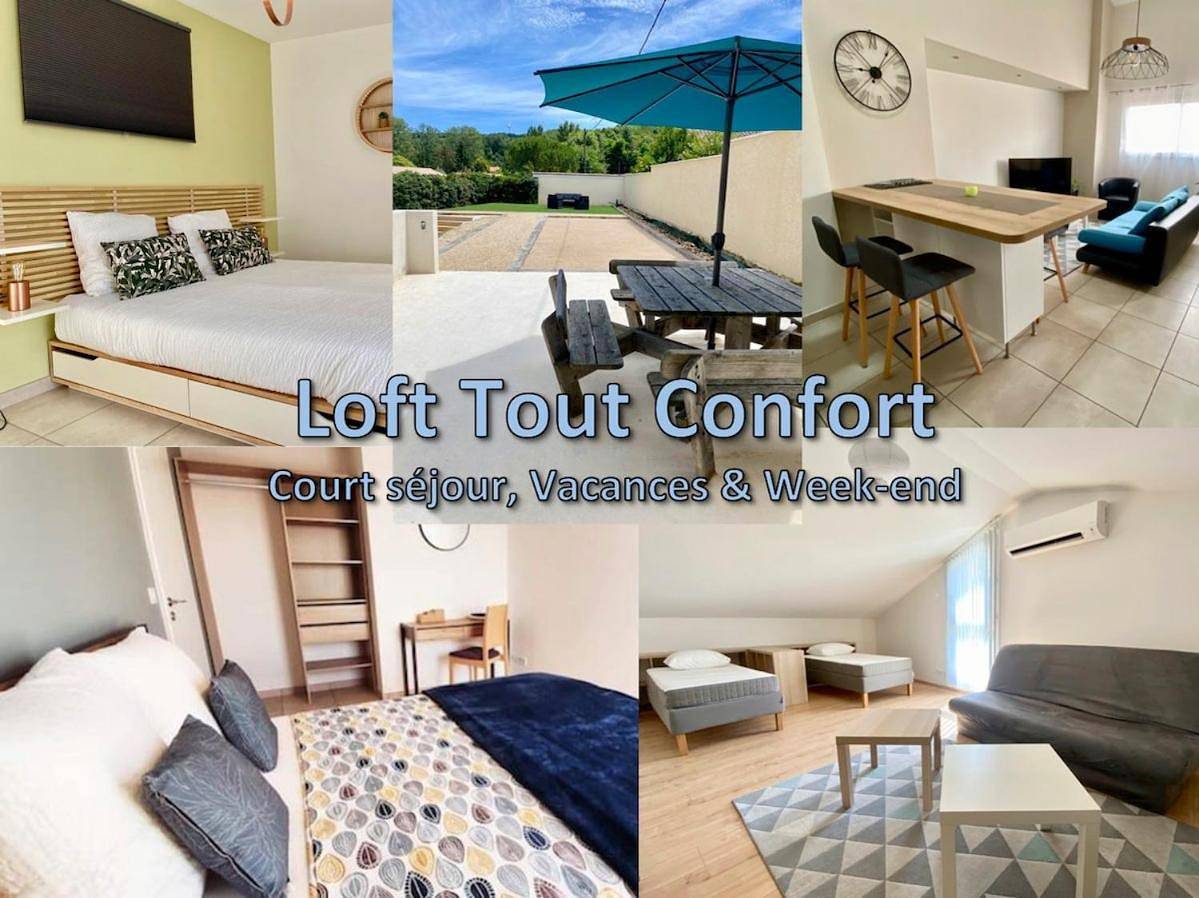 Loft Tout Confort - la Blache des Collines in Beausemblant, Région de Valence