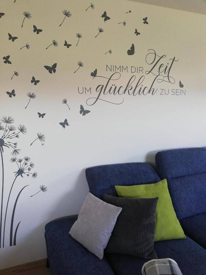 Ferienwohnung für 4 Personen, mit Terrasse und Garten sowie Ausblick