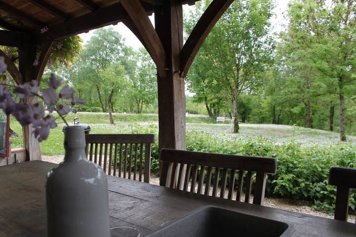 Gîte pour 8 personnes, avec piscine à Monflanquin