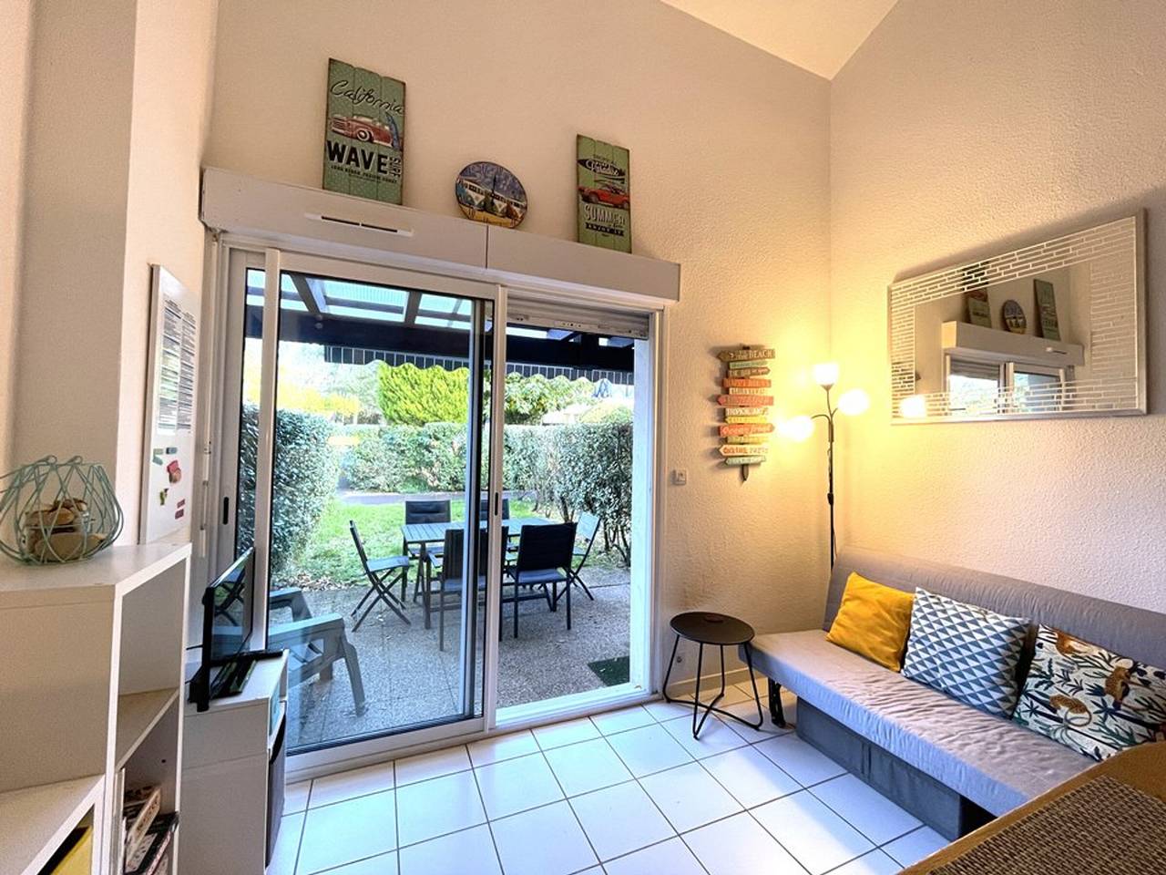 Appartement entier, Appartement T2 mezzanine avec terrasse et animaux acceptés in Soustons, Côte d’Argent