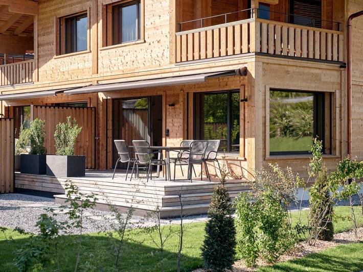 Ferienwohnung für 5 Personen, mit Balkon und Terrasse sowie Garten und Sauna in Meiringen
