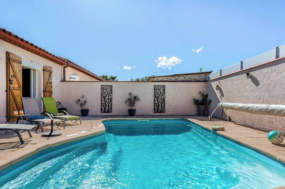 Une Pause Dans Le Sud, maison familiale climatisée, 98m²,piscine privée, 5 pers. in Villemolaque, Côte méditerranéenne (France)
