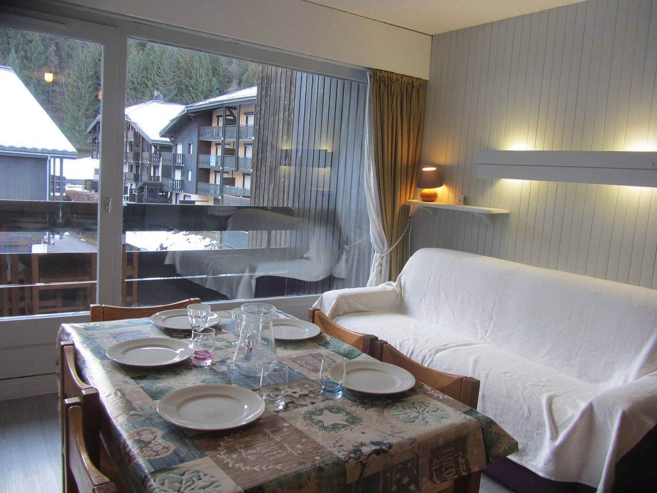 Studio entier, Studio avec balcon pour 5 pers. aux Contamines-Montjoie, parking inclus in Les Contamines-Montjoie, Pays du Mont-Blanc