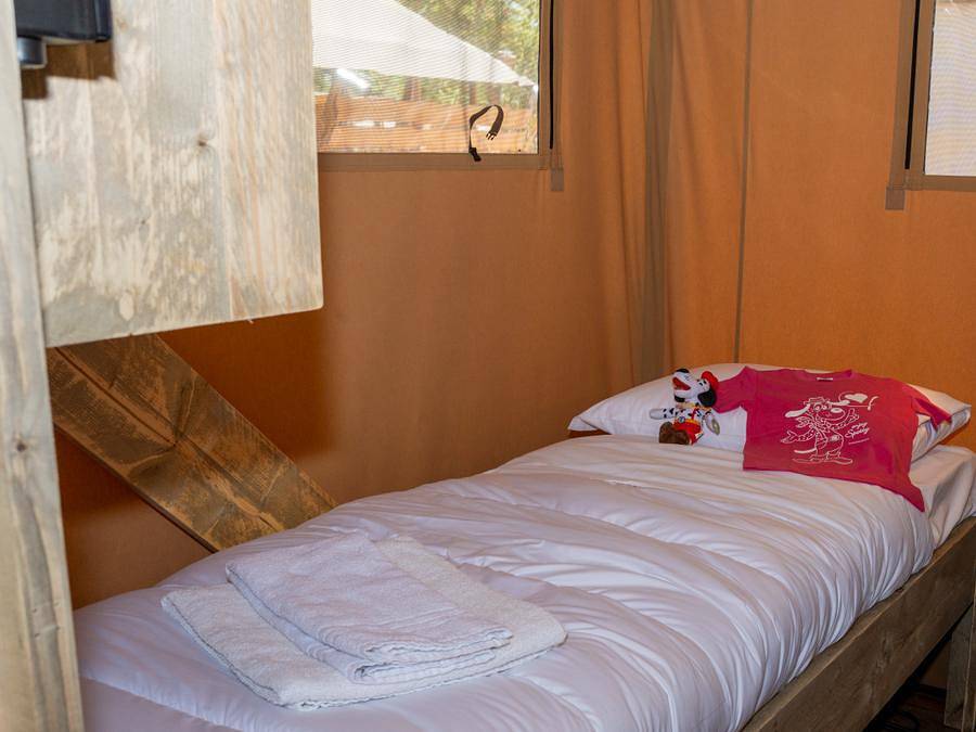 Trasimeno Glamping Resort - Zelt 5 personen - Safaritent Comfort Trasimeno in Passignano sul Trasimeno, Lago Trasimeno