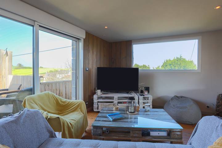 Maison de vacances 'Maison De Charme Vue Mer Et Remous' avec jardin privé et Wi-Fi in Langueux, Côte de Goëlo