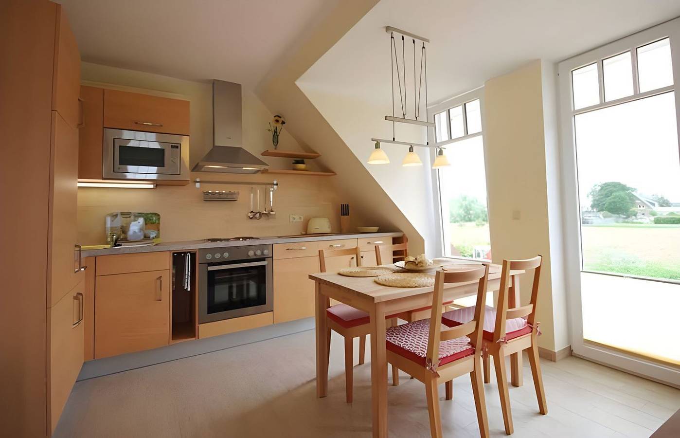Ganze Wohnung, Achtern Diek We 04 "Lee" mit Sauna, Terrasse und Garten in Börgerende in Börgerende, Börgerende-Rethwisch