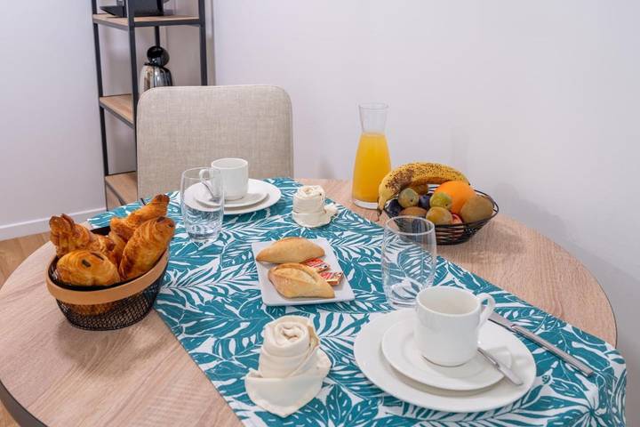 Appart’hôtel pour 2 personnes, avec terrasse