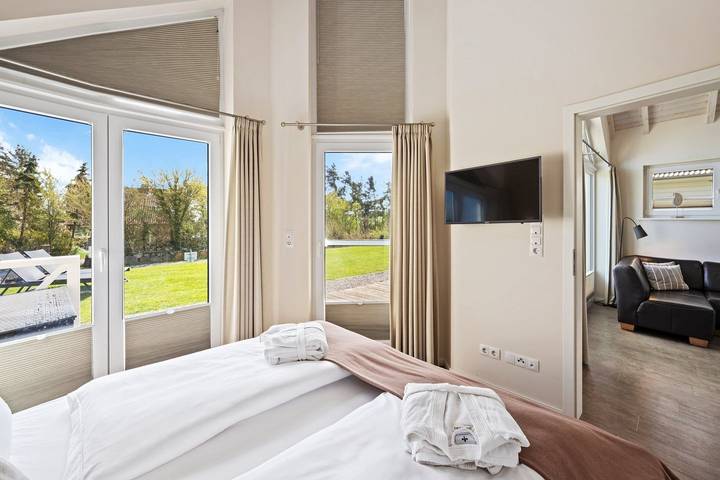 Ferienhaus für 4 Personen, mit Sauna und Ausblick sowie Terrasse, kinderfreundlich in Schashagen