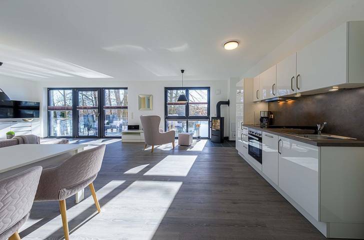 Appartement entier, Appartement de vacances pour 4 personnes avec sauna in Am Wadehäng, Krakow am See