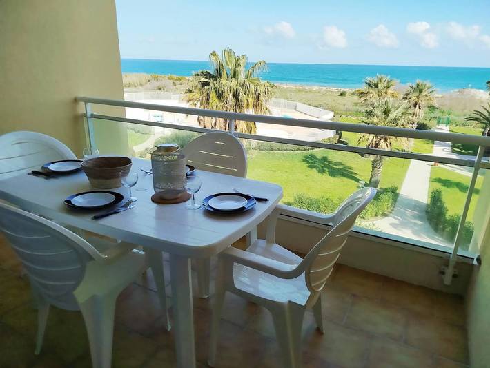 Appartement de vacances pour 4 personnes, avec terrasse et piscine