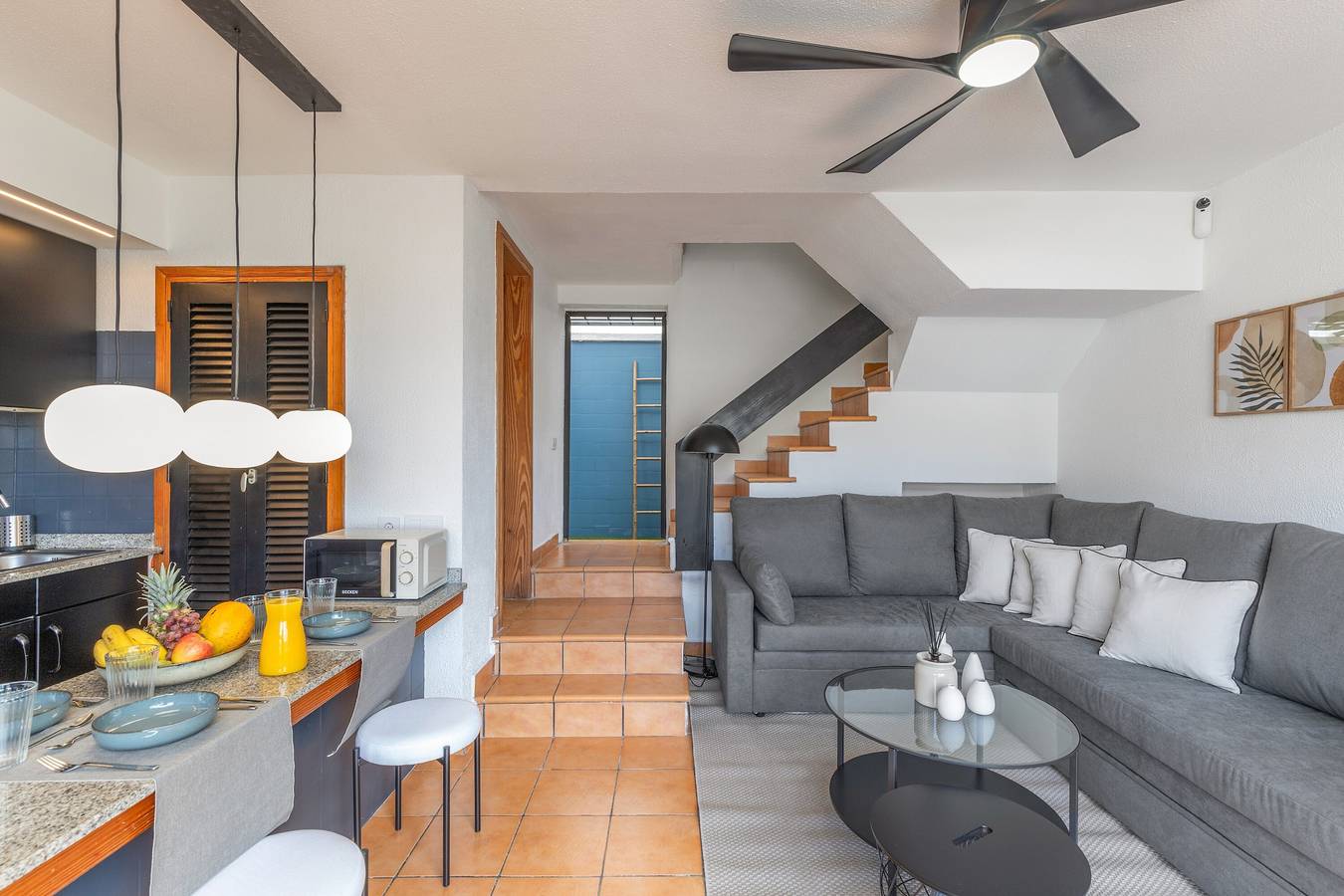 Ferienhaus 'Arizona's Bay' mit Meerblick, Gemeinschaftspool und privater Terrasse in Mogán, Gran Canaria Süd