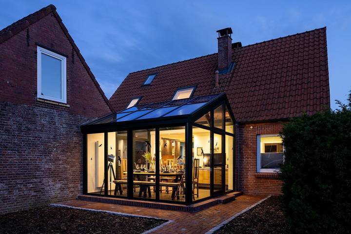 Ferienhaus für 8 Personen, mit Terrasse und Garten sowie Sauna