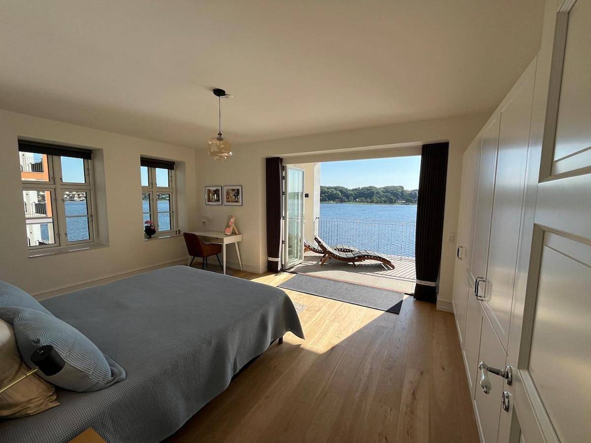 Ganze Wohnung, Apartment overlooking Skanderborg Lake with 8 beds in Skanderborg