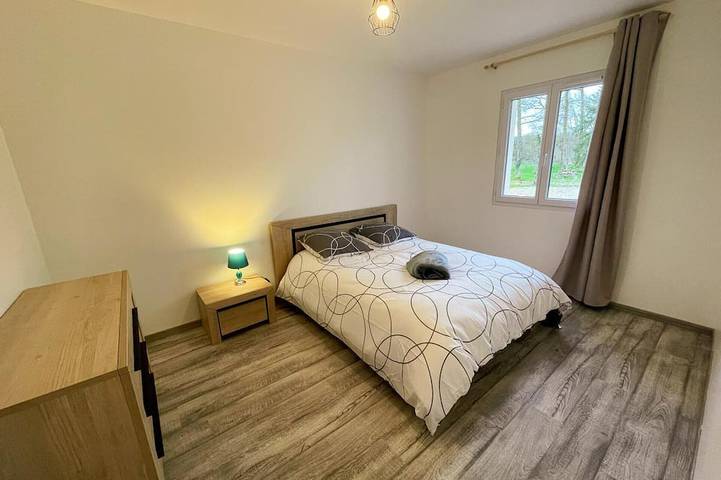 Einstöckiges Ferienhaus in Touraine mit großem Garten und Parkplatz in Courcelles-de-Touraine, Tours und Umgebung