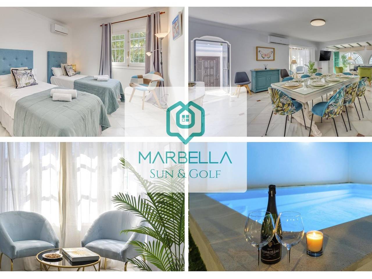 Villa voor 8 personen met terras in Marbella West, Marbella