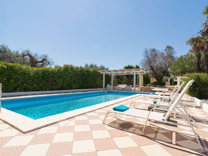Villa Azzurra mit Pool in San Vito dei Normanni, Salento