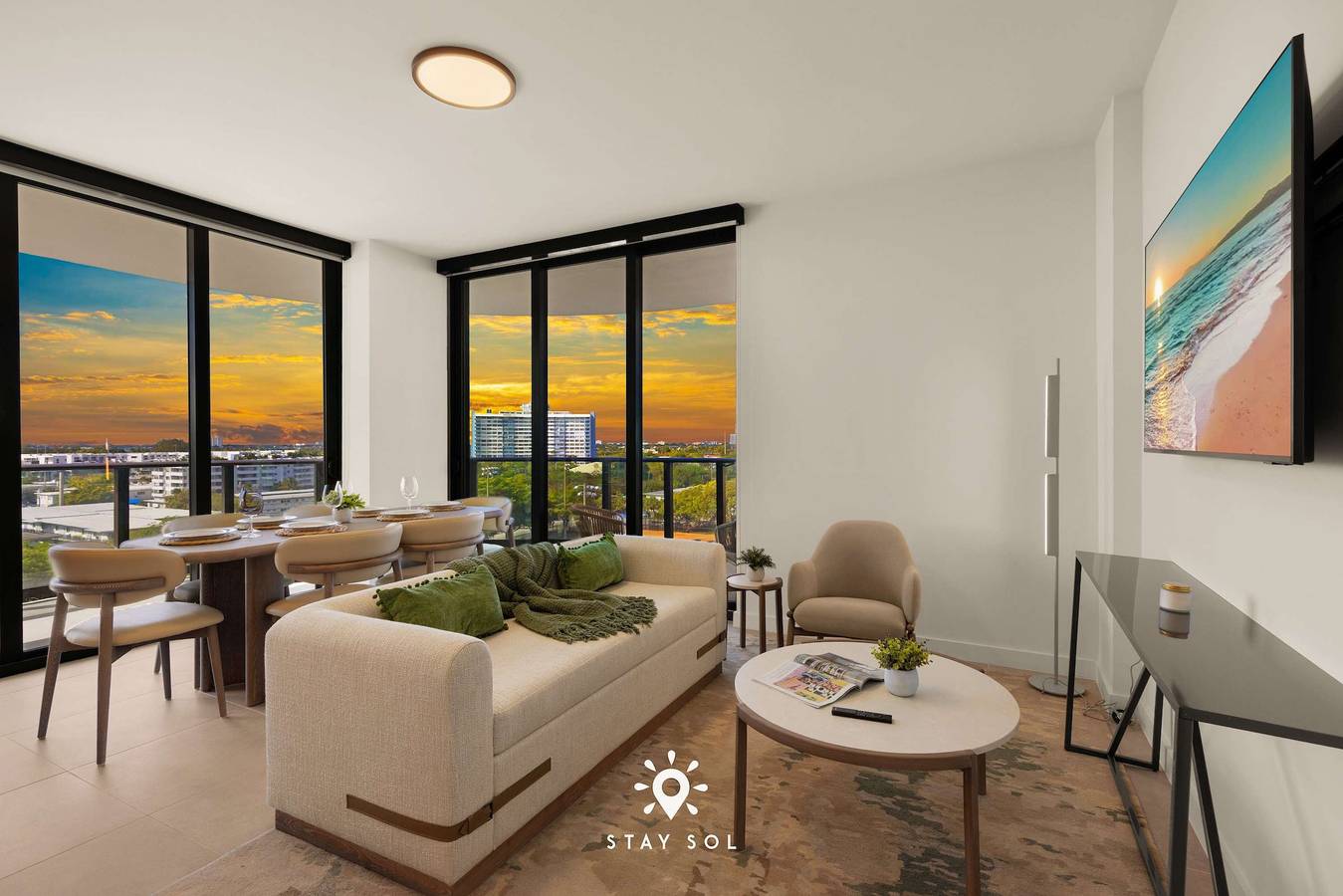 Apartamento entero, Bay   Skyline Oasis   Sunset Corner Retreat in Atlantic Heights, Miami Beach