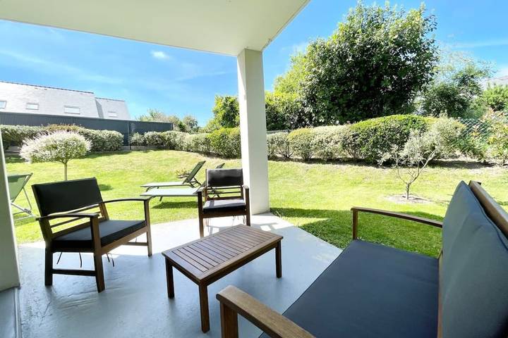 Appartement entier, Charmant T3 Ultra cosy Jardin 50m des plages in Plage de Port Fontaine-Lomener, Ploemeur