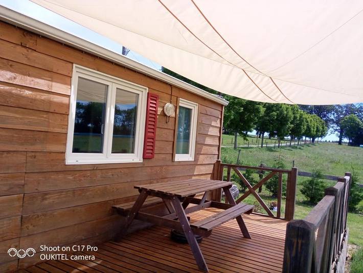 Chalet pour 4 personnes, avec jardin et vue