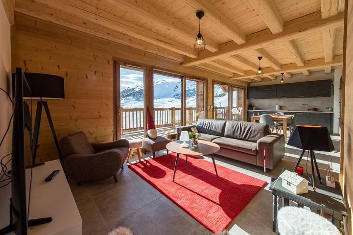 Gîte pour 10 personnes, avec balcon, animaux acceptés dans La Toussuire - 2