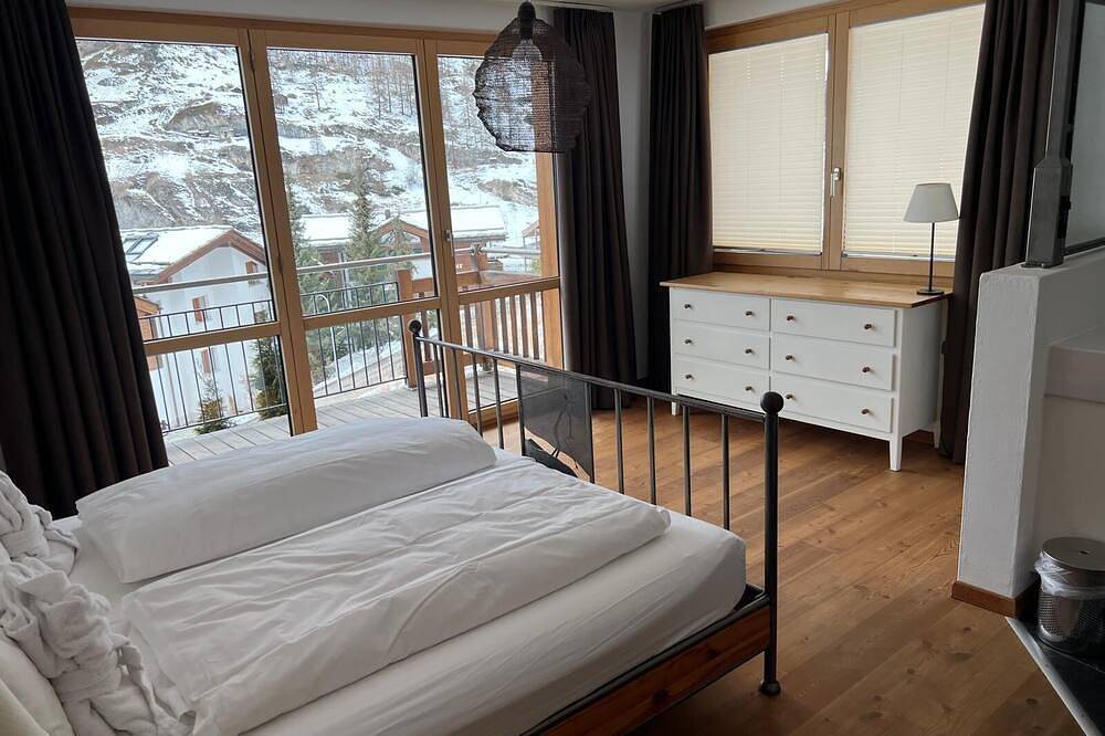 Ganze Wohnung, Superior Apartment mit Garten und herrlichem Blick auf das Matterhorn. Schnelles Wifi. in Zermatt, Walliser Alpen