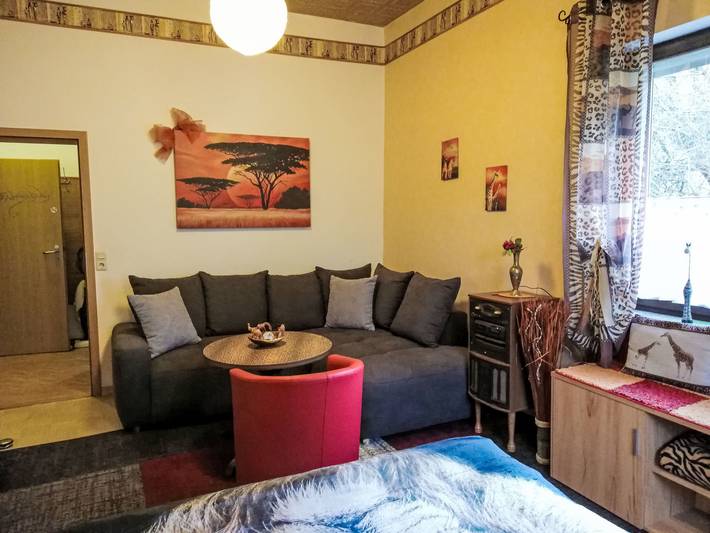 Ganze Wohnung, Blick in die Natur in Ilmenau, Thüringer Kernland