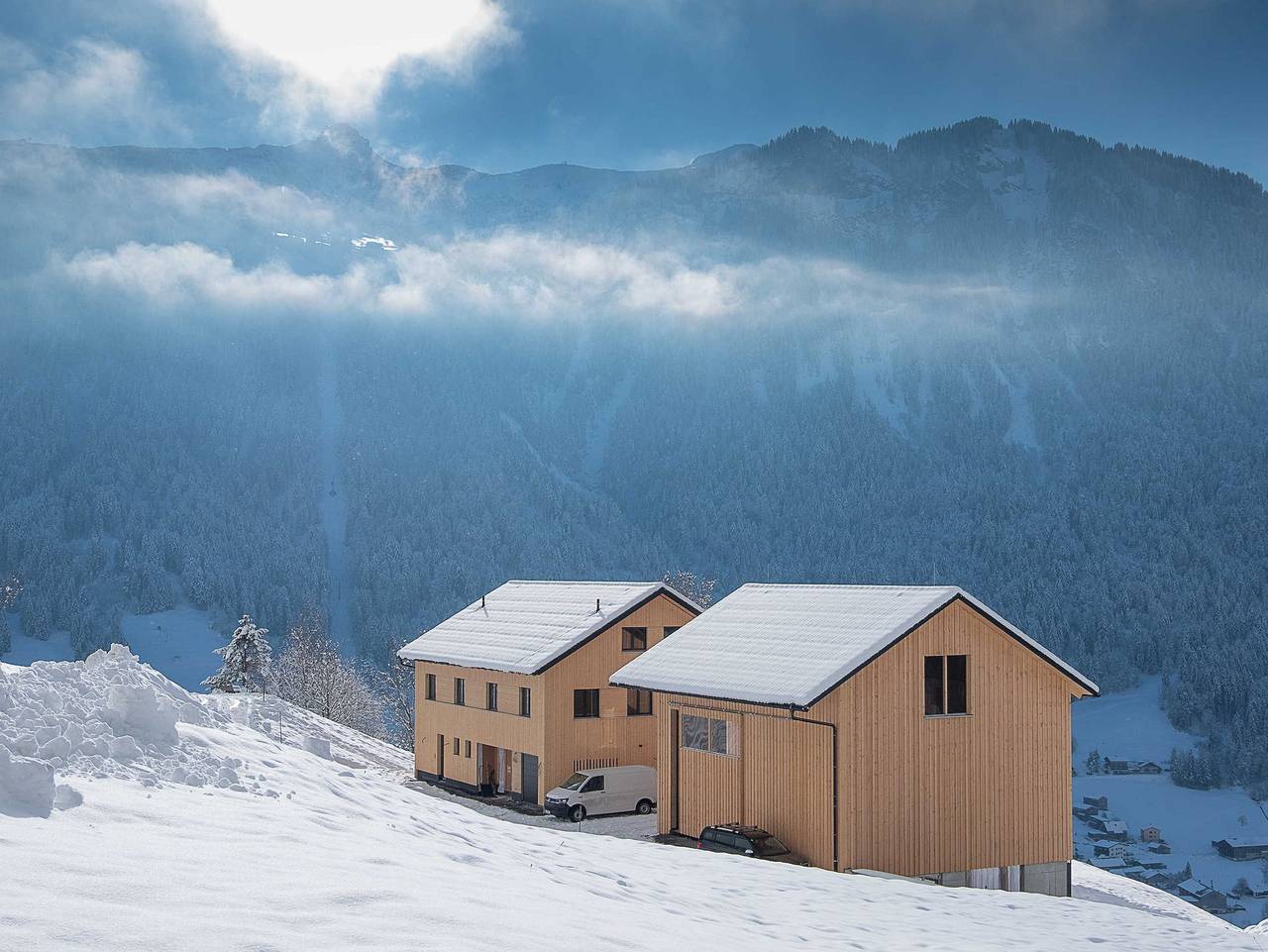 Panoramahof Bergglück - Ferienwohnung Sunnseitn in Mellau, Bregenzerwald