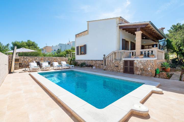 Ferienhaus mit Meerblick für 6 Personen, mit Garten in 