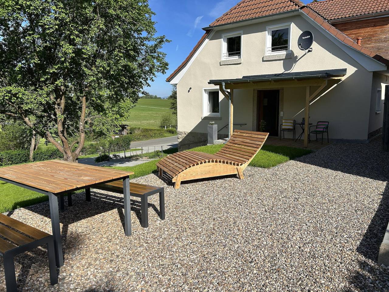 Ferienhaus Bergheiner - Ferienwohnung mit Sauna, Garten & Zirbenholz in Bärnau, Naturpark Nördlicher Oberpfälzer Wald