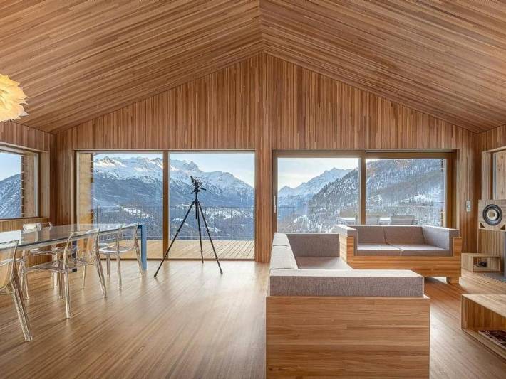 Ferienhaus für 5 Personen, mit Balkon und Garten sowie Ausblick in Törbel