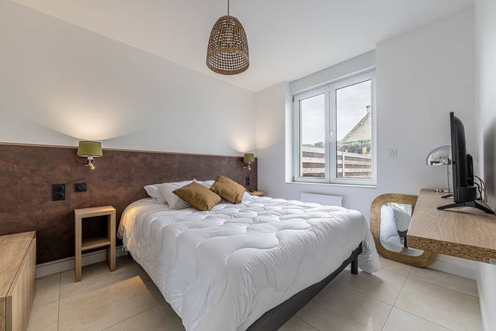 Ferienhaus für 6 Personen mit Terrasse in Asnelles, Côte de Nacre