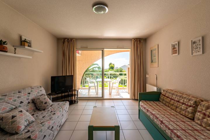 Gîte pour 4 personnes, avec balcon et piscine, animaux acceptés à Moriani-Plage - 3