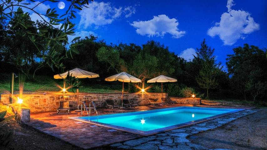 B&b per 4 persone, con giardino e piscina nonché panorama in Istria