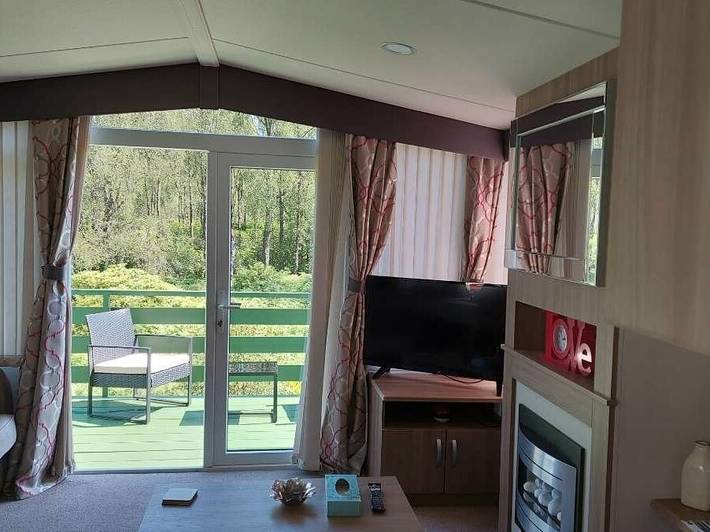 Vakantiepark voor 6 personen, met zwembad en tuin in Schotland