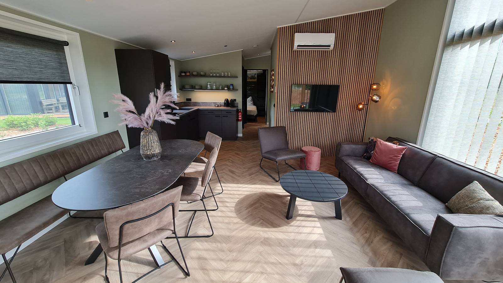 Schöner 6-Personen-Bungalow in einem kleinen Ferienpark im Vechtdal in Dalfsen, Regio Zwolle