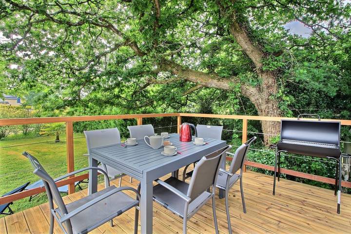 Gîte pour 4 personnes, avec Terrasse ainsi que Jardin et Vue à Trédrez-Locquémeau - 4