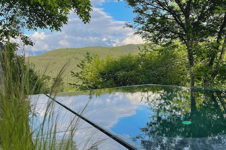 Ferienwohnung für 4 Personen, mit Balkon und Garten sowie Pool in Oberbozen