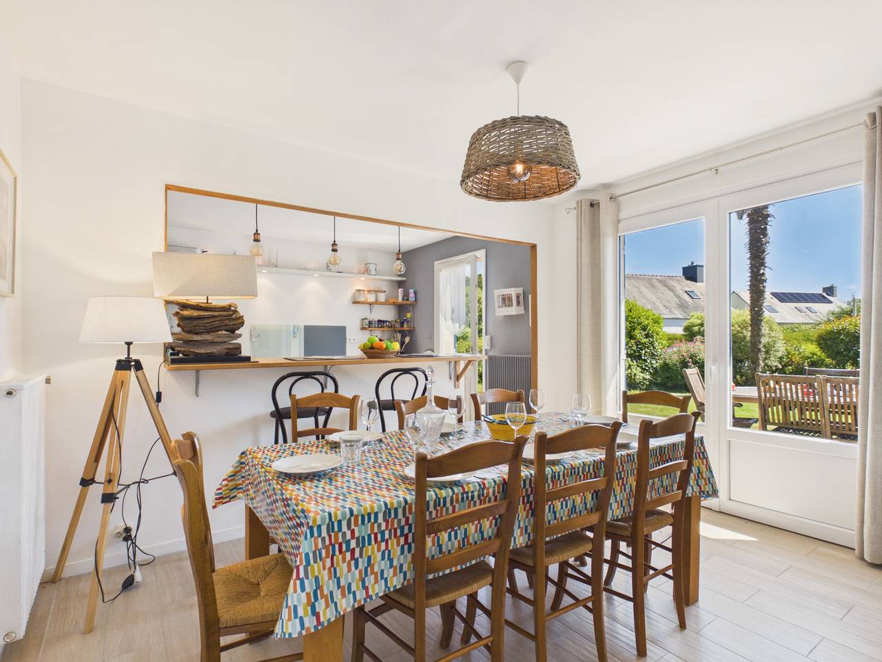 Haus für 10, 950m vom Strand in Kerjouanno, Arzon