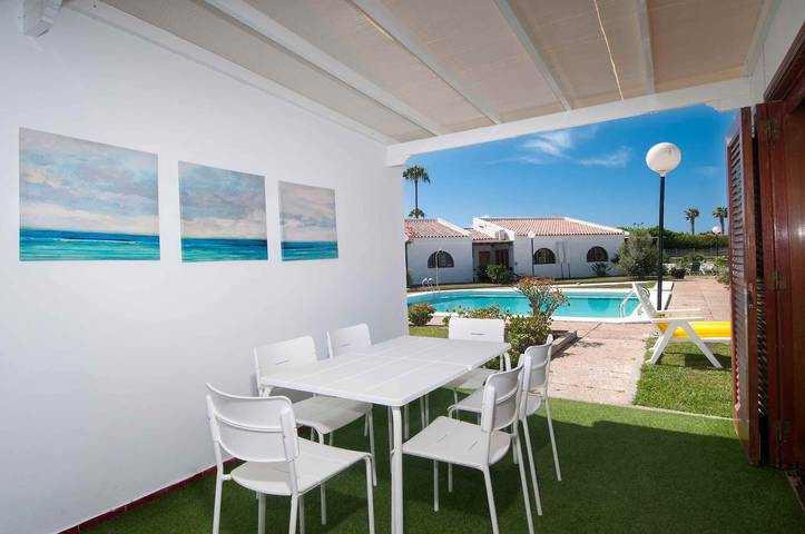 Bungalow für 6 Personen, mit Terrasse und Garten sowie Pool in Maspalomas - 4