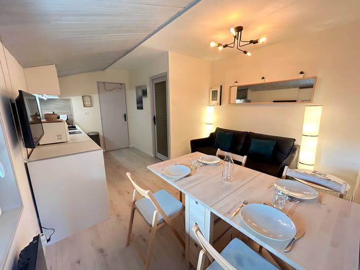 Ganze Wohnung, Les Gets: Charmant appartement rénové, proche pistes, balcon, parking couvert in Les Gets, Les Portes du Soleil