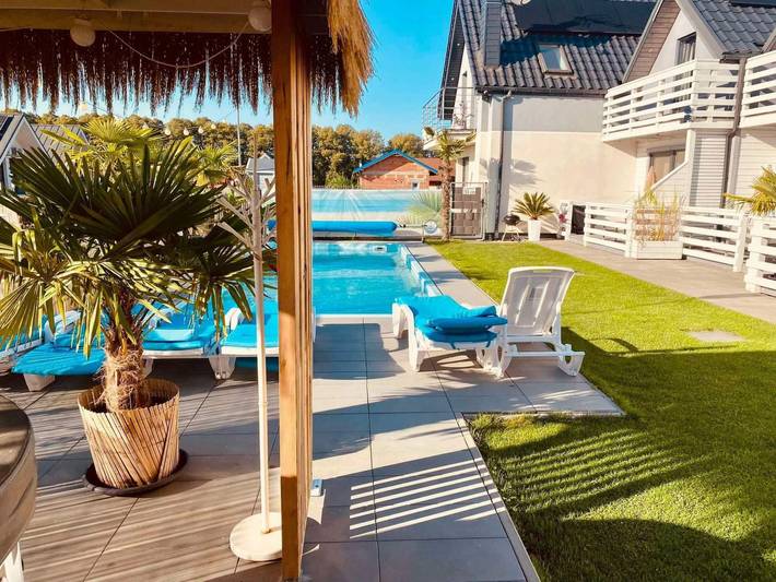 Dom dla 5 osób, z ogród w Mielenko