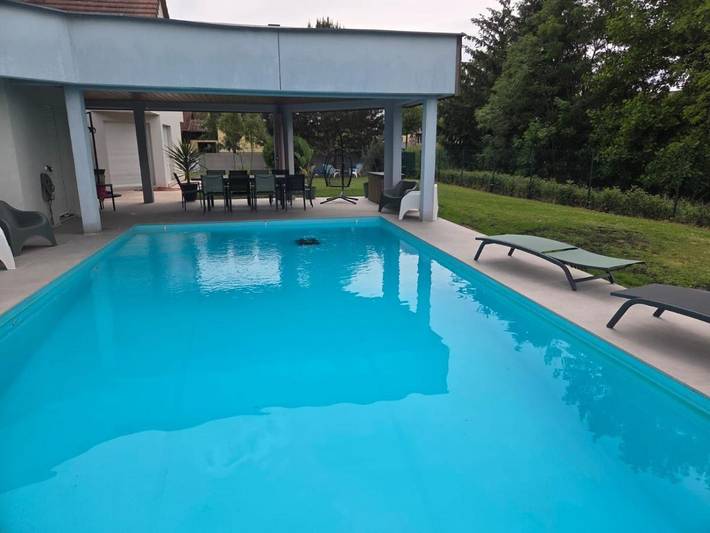 Location de vacances pour 8 personnes, avec piscine ainsi que jardin et vue à Plobsheim - 3