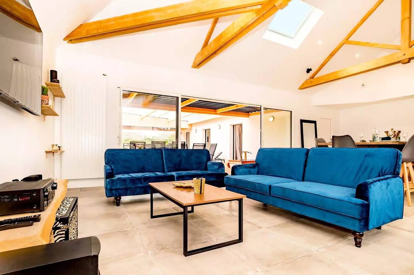 1201 - Casa familiar para 15p con piscina. in Saint-Alban, Côte de Goëlo