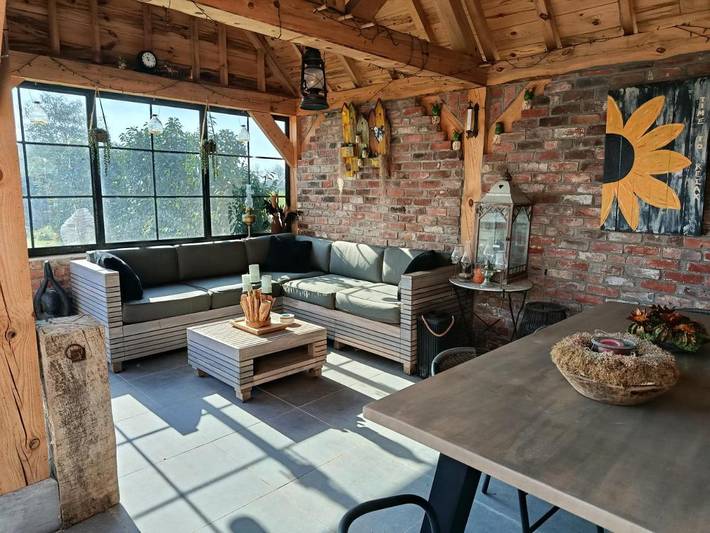 Location de vacances pour 8 personnes, avec jardin ainsi que vue et piscine à Wervik - 4