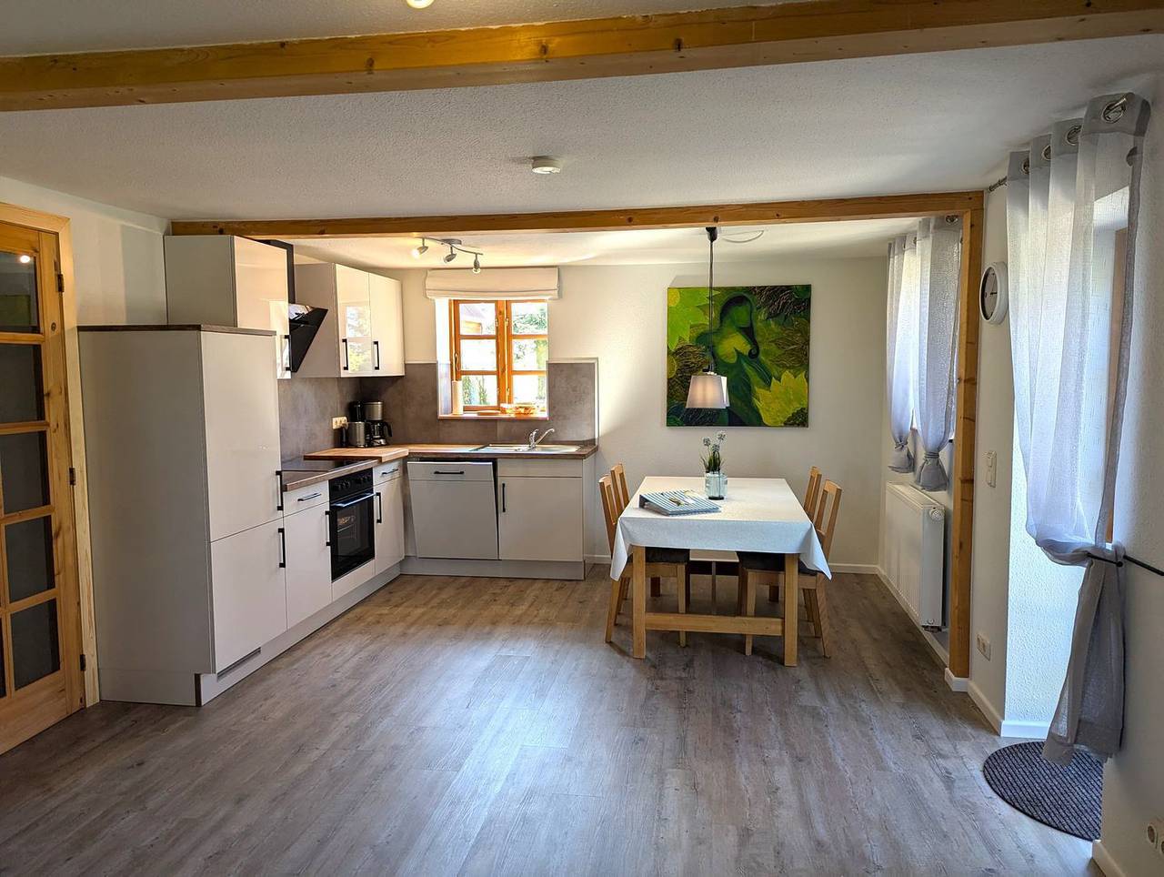 Ganze Wohnung, Ferienwohnung Koppelkuck auf wunderschönem Ferienhof mit Pool und Sauna Ostseenah - Hund kostenlos in Schwartbuck, Südliche Ostseeküste