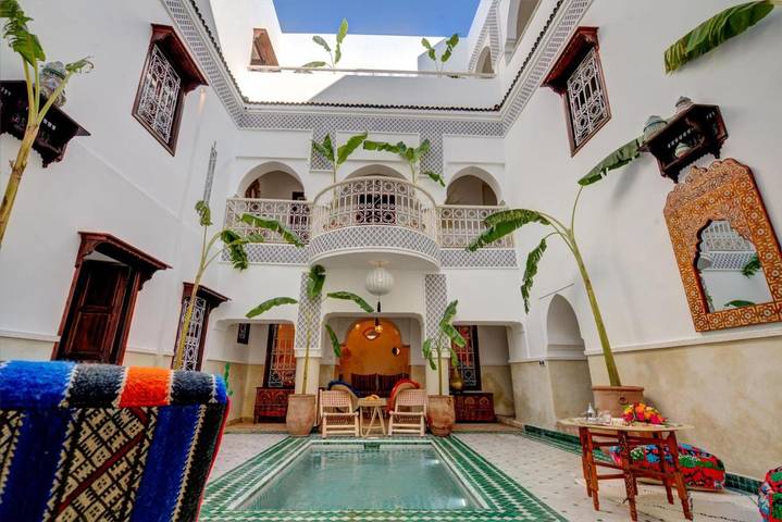 Maison d’hôte pour 2 personnes, avec piscine et terrasse au Maroc