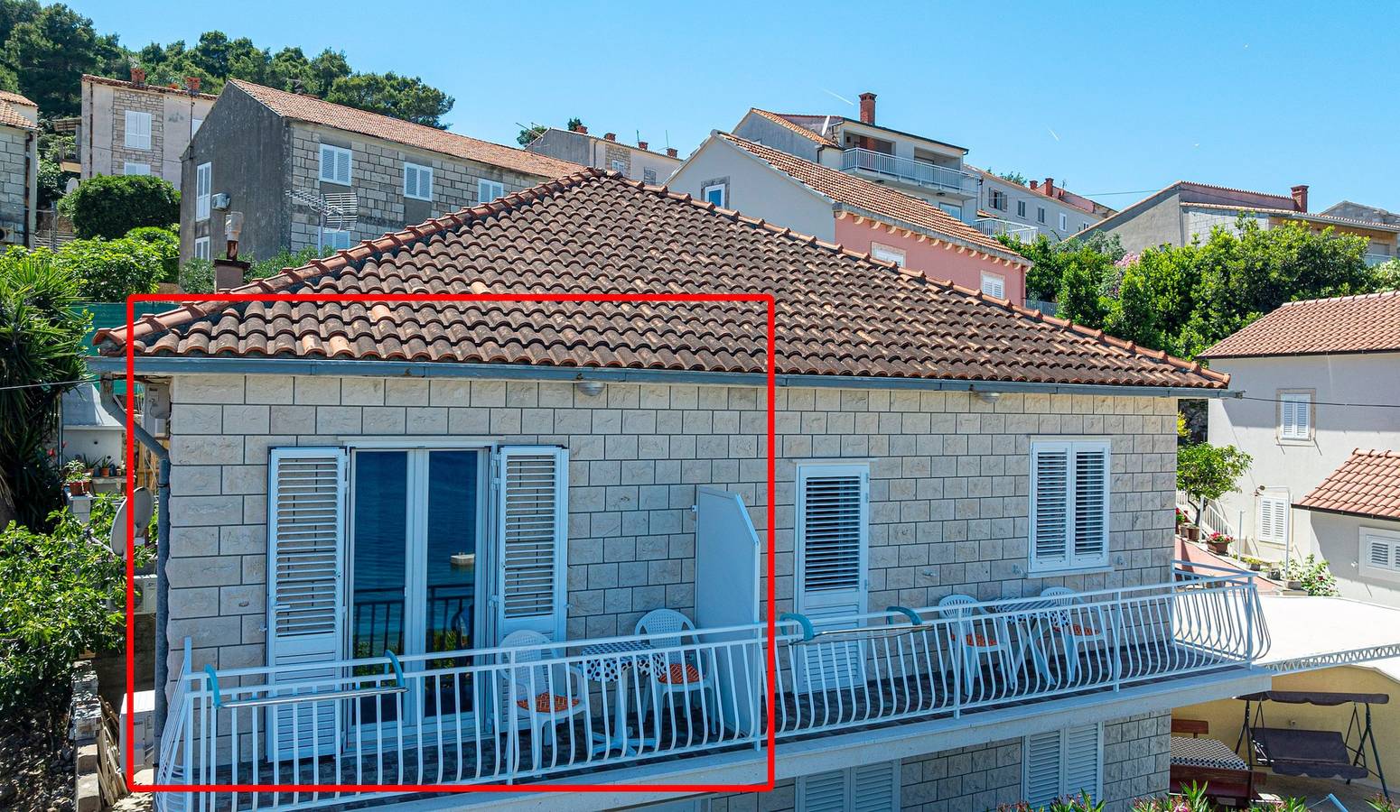 Cijeli apartman za odmor, S 1 - studio just 50m from the beach with sea view in Korčula (Dalmacija), Korcula